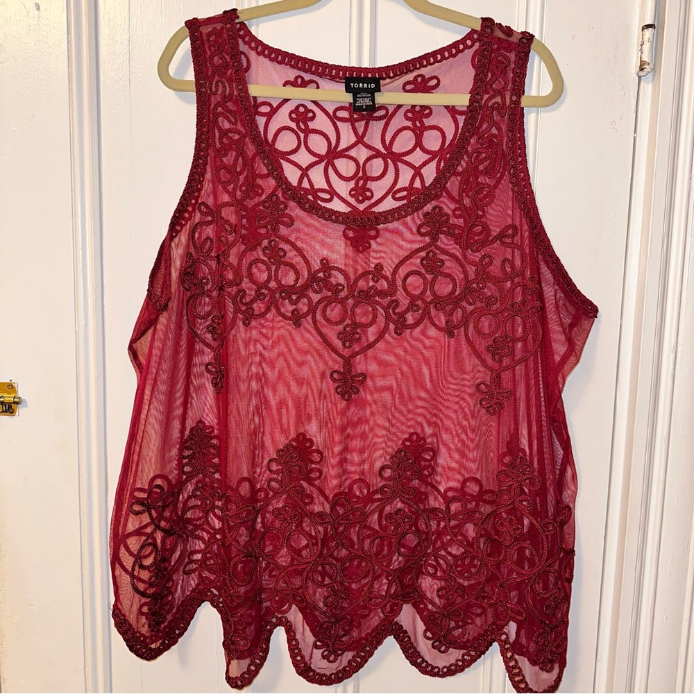 Sleeve less Torrid blouse
